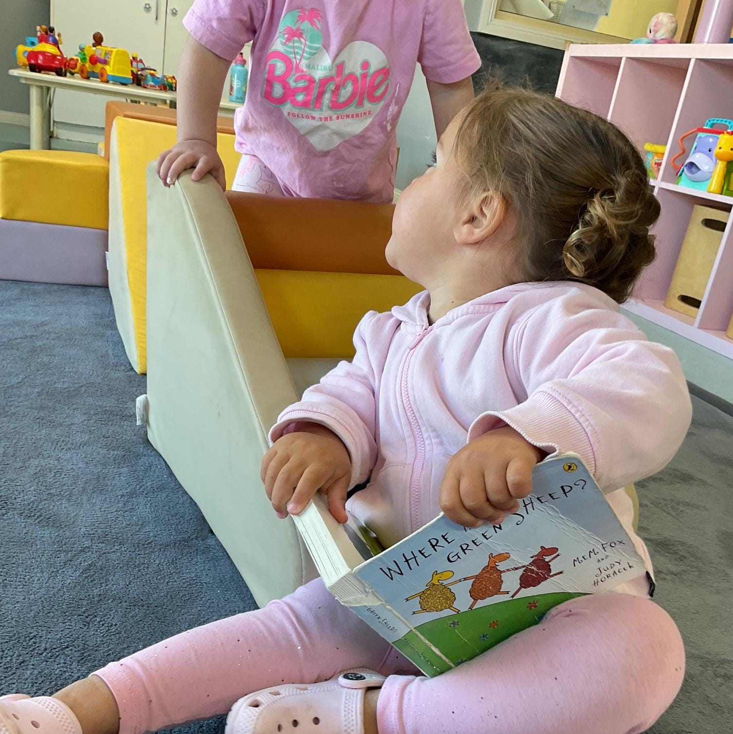 Children exploring nature at Lancefield EEC