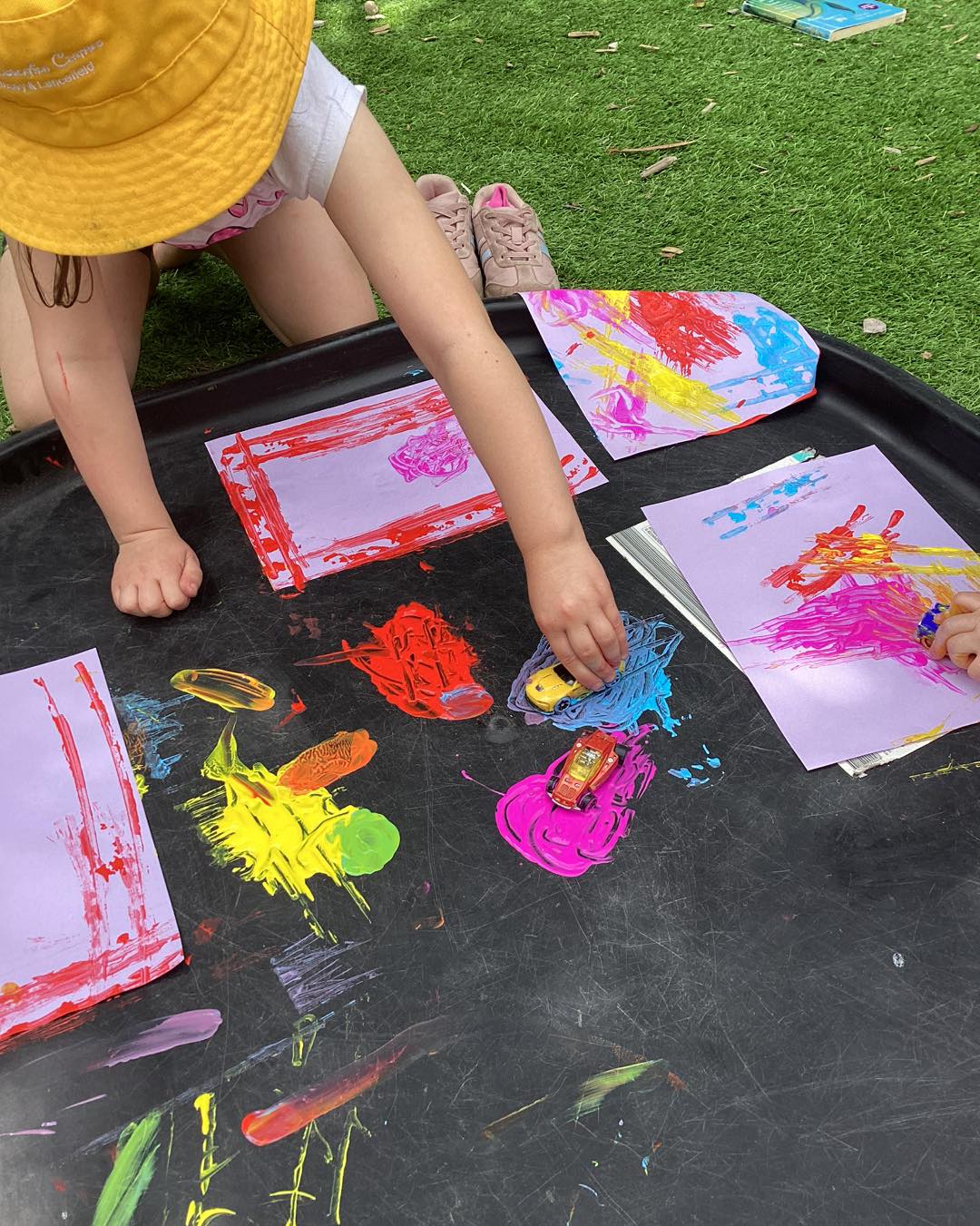 Painting with a twist at Romsey EEC