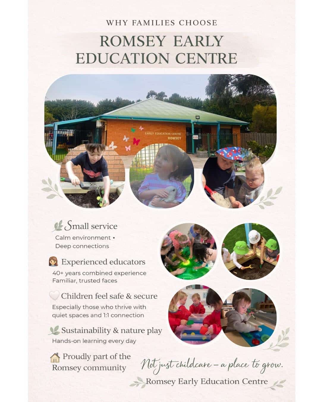 Why families choose Romsey Early Education Centre